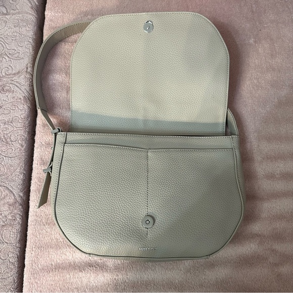 Matt & Nat Alik Vegan Shoulder Bag - in the colour Dream - Beige - Picture 2 of 12